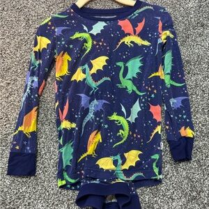 Little Sleepies Blue Dragon Pajama Set
